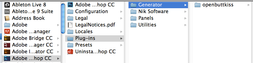 Built-in Generator plugin location